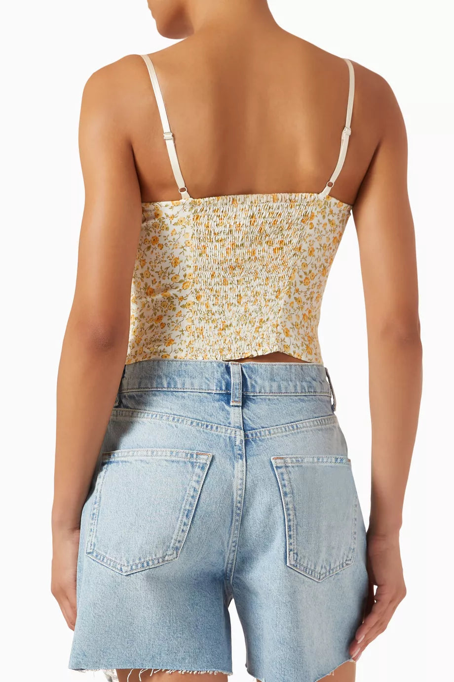 Ref Andrea Viscose Cami Top in Lima Yellow