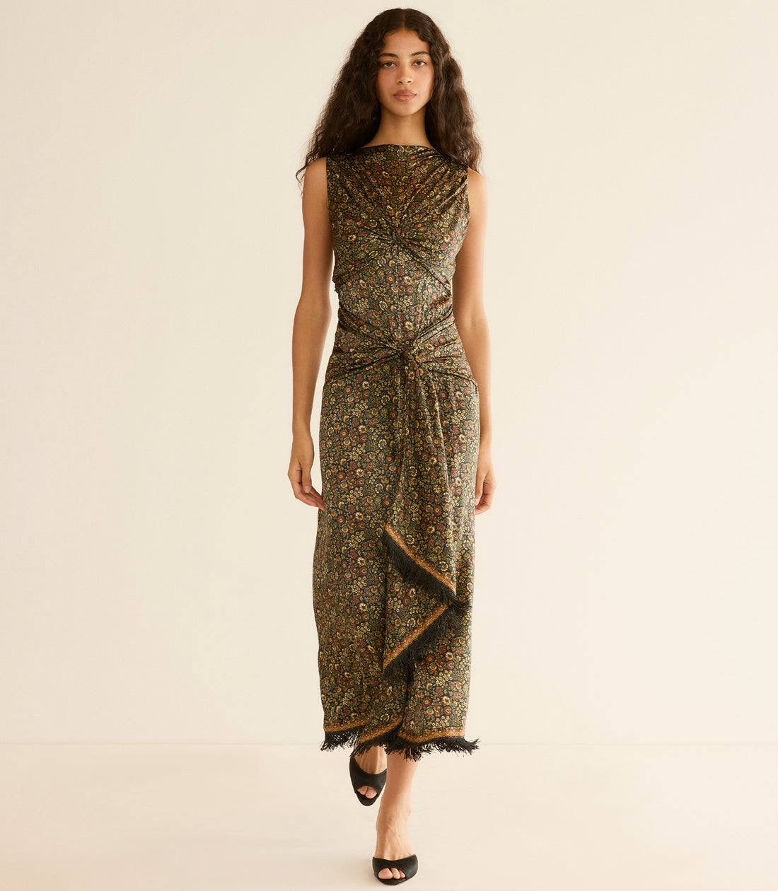DN Cataline Silk Midi Dress