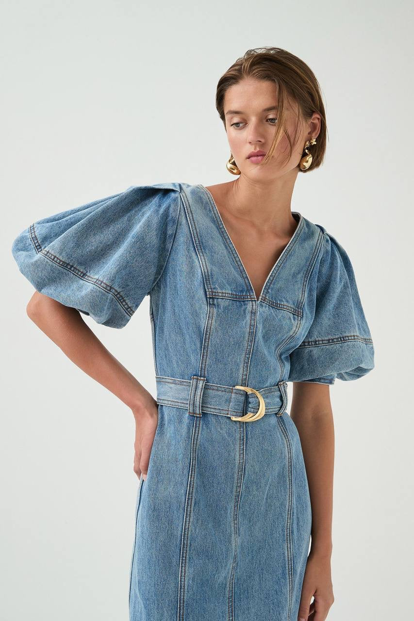 AJ Juno Denim Midi Dress | Harper Denim Midi Dress