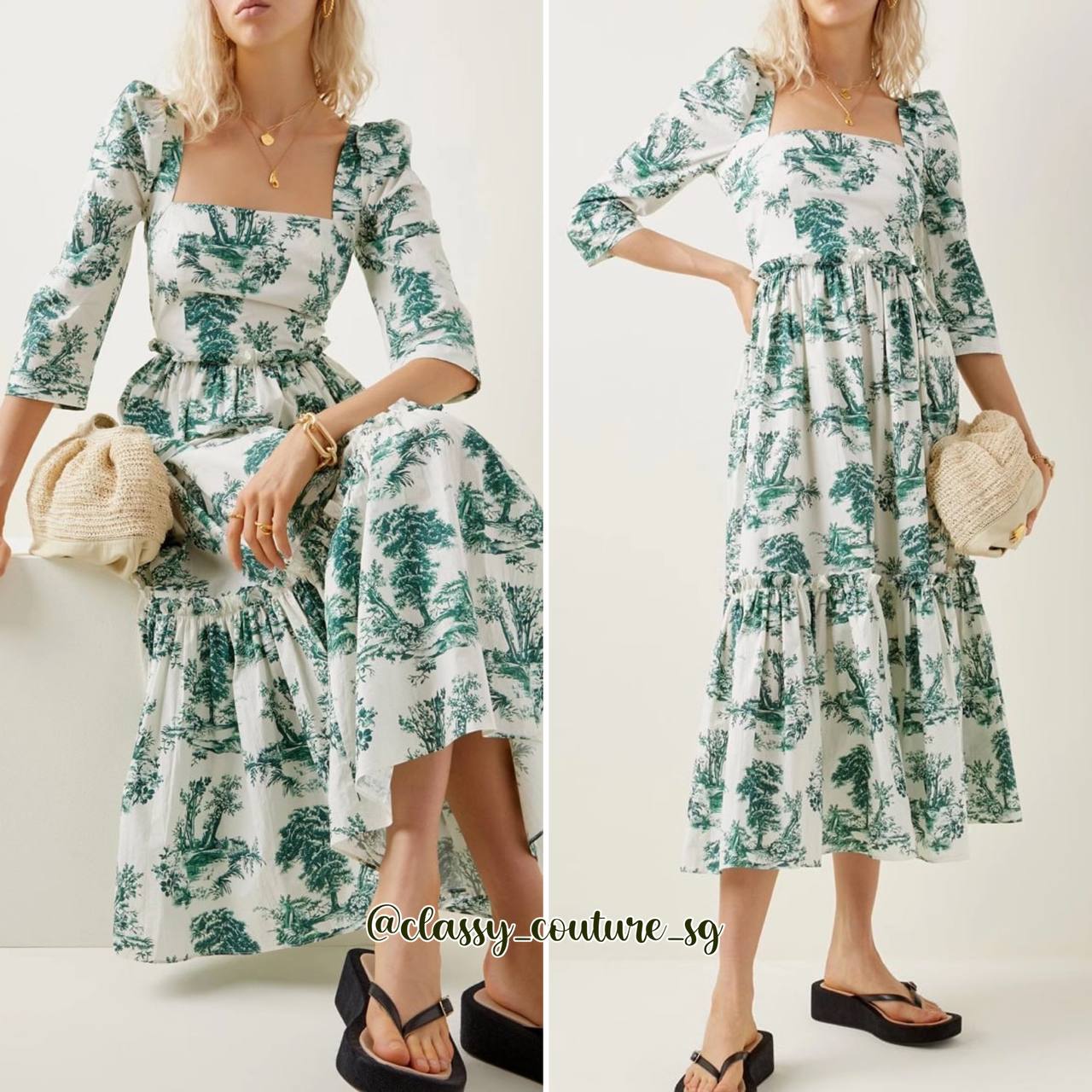 CC Blue Hill Midi Dress