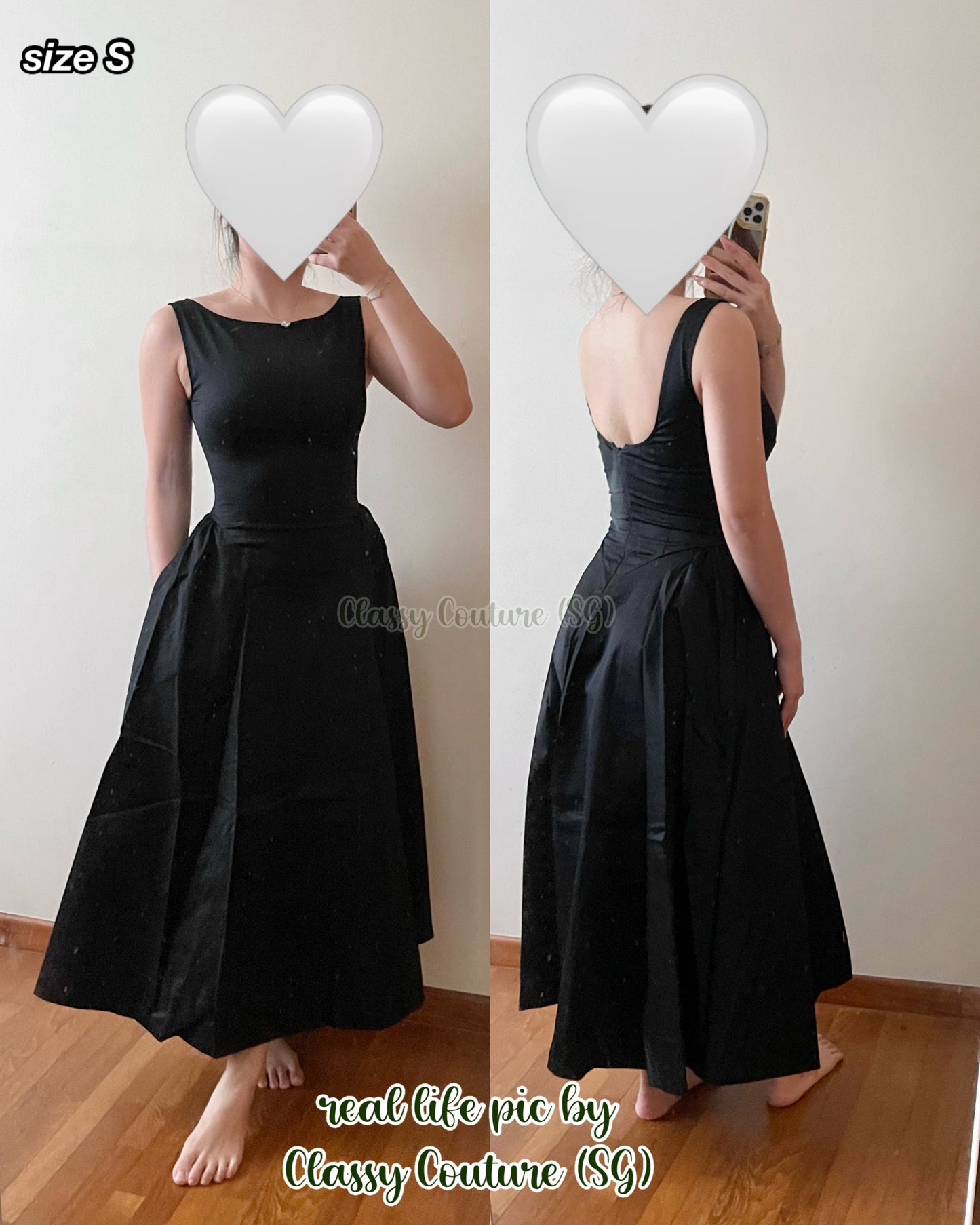 Restock! HS Stretch-Cotton Sateen Midi Dress