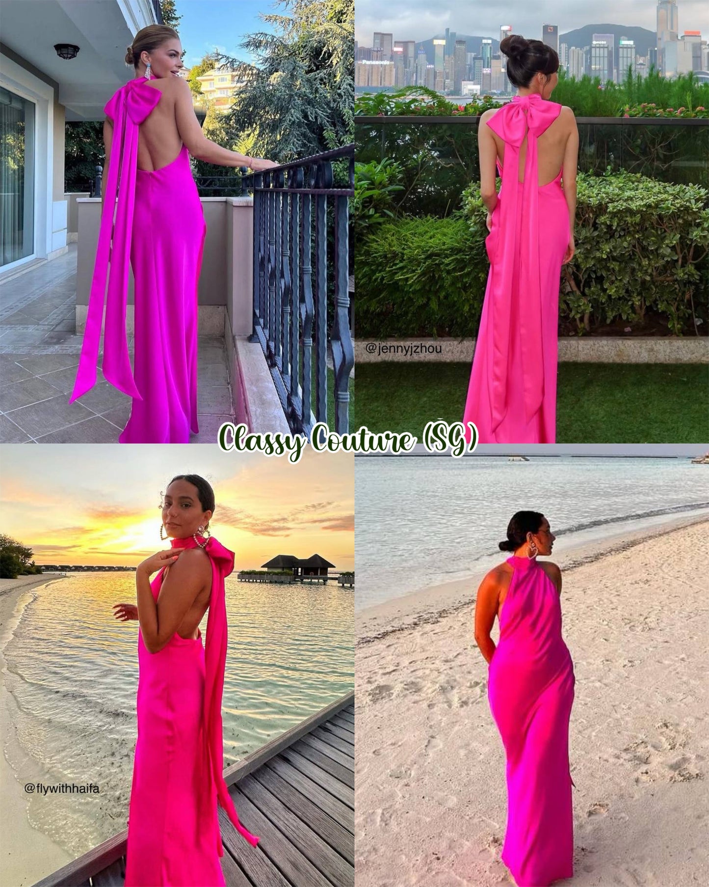 MS Evianna Satin Gown Maxi Dress