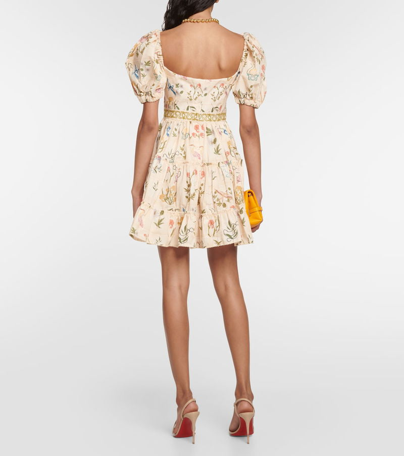 AB Manzanilla Paraiso Cotton Mini Dress