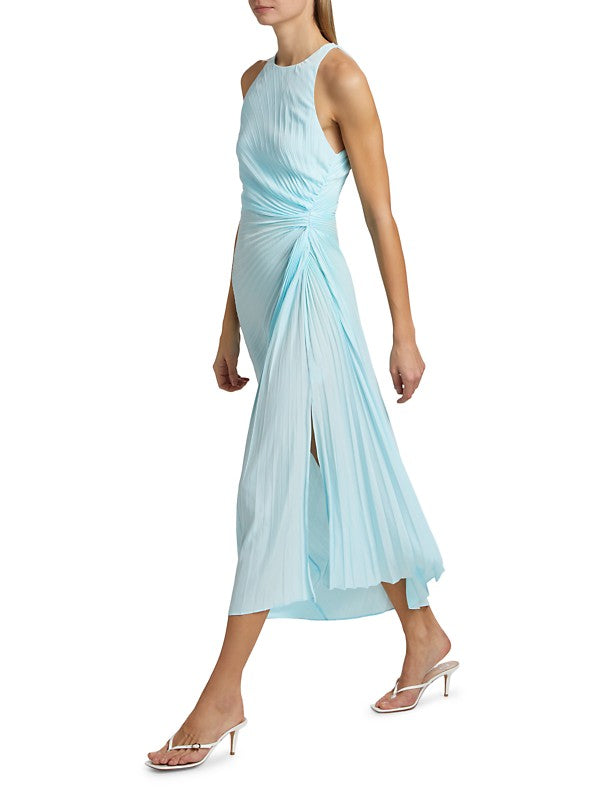 3 Colors! ALC Reagan Asymmetric Pleated Midi Dress