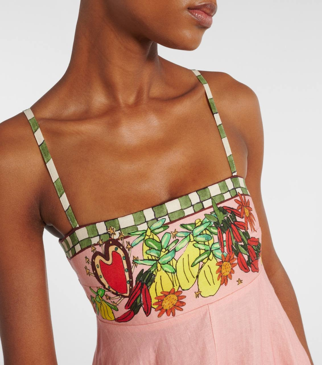 ALM Contessa Linen Midi Dress Sundress