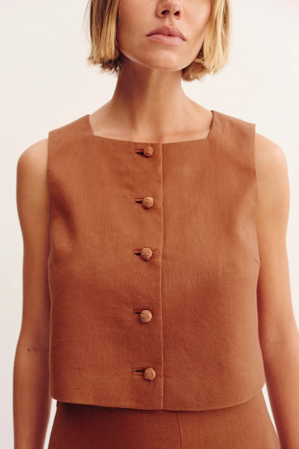 PSE Rio Linen Crop Top