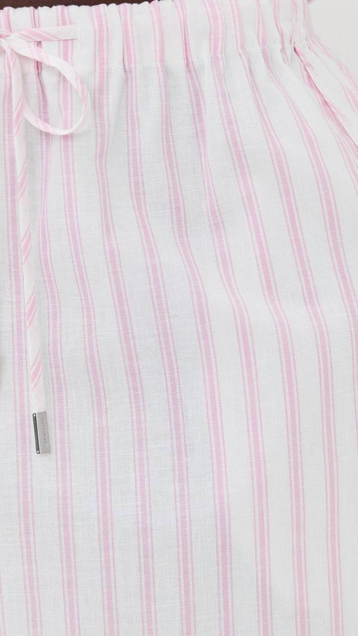 SALE! SK Ryett Cropped Shirt | Catherine Boxer Mini Skirt | Cotton-linen Set