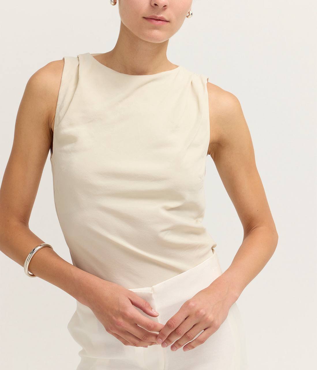 SA Draped Cowl Top