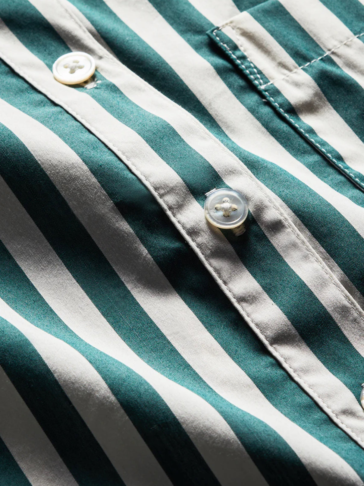VB Maia Striped Stretch-Cotton Shirt
