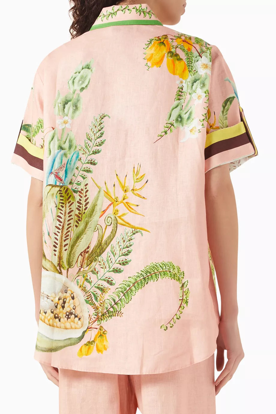 ALM Papaya Linen Shirt | Pants | Set