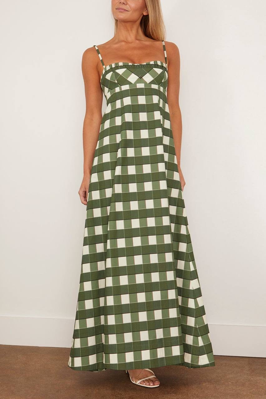 CLE Theron Cotton Midi Maxi Dress Sundress