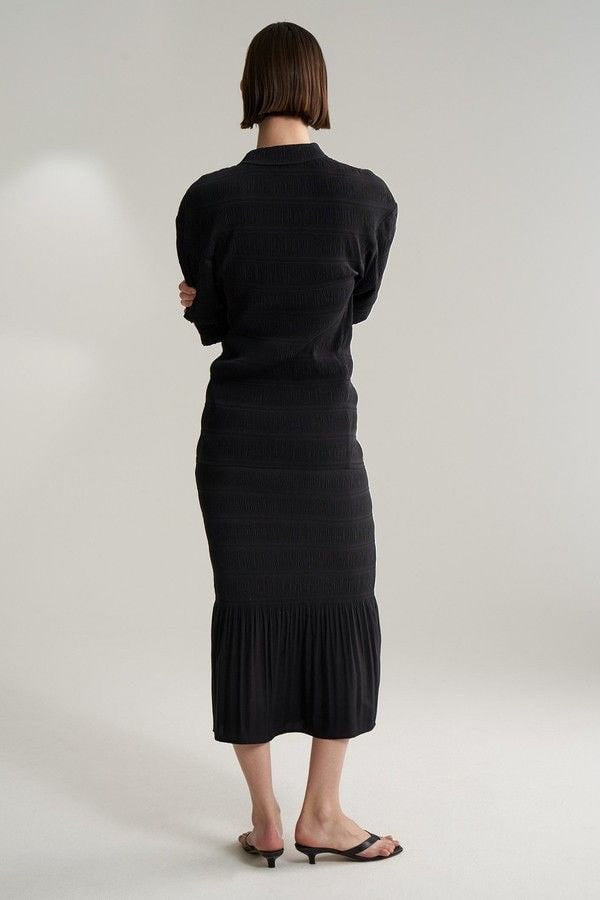 Tot Anzi Pleated Top | Ardenza Midi Skirt | blouse set