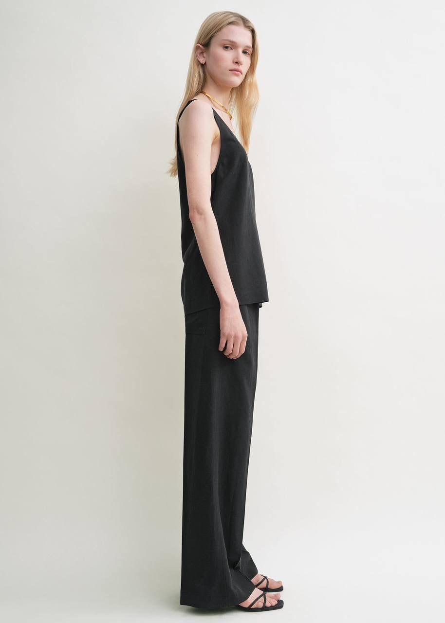 Tot Fluid Long Sleeve Shirt | Tank Top | Drawstring Trousers | Lyocell-Linen Set