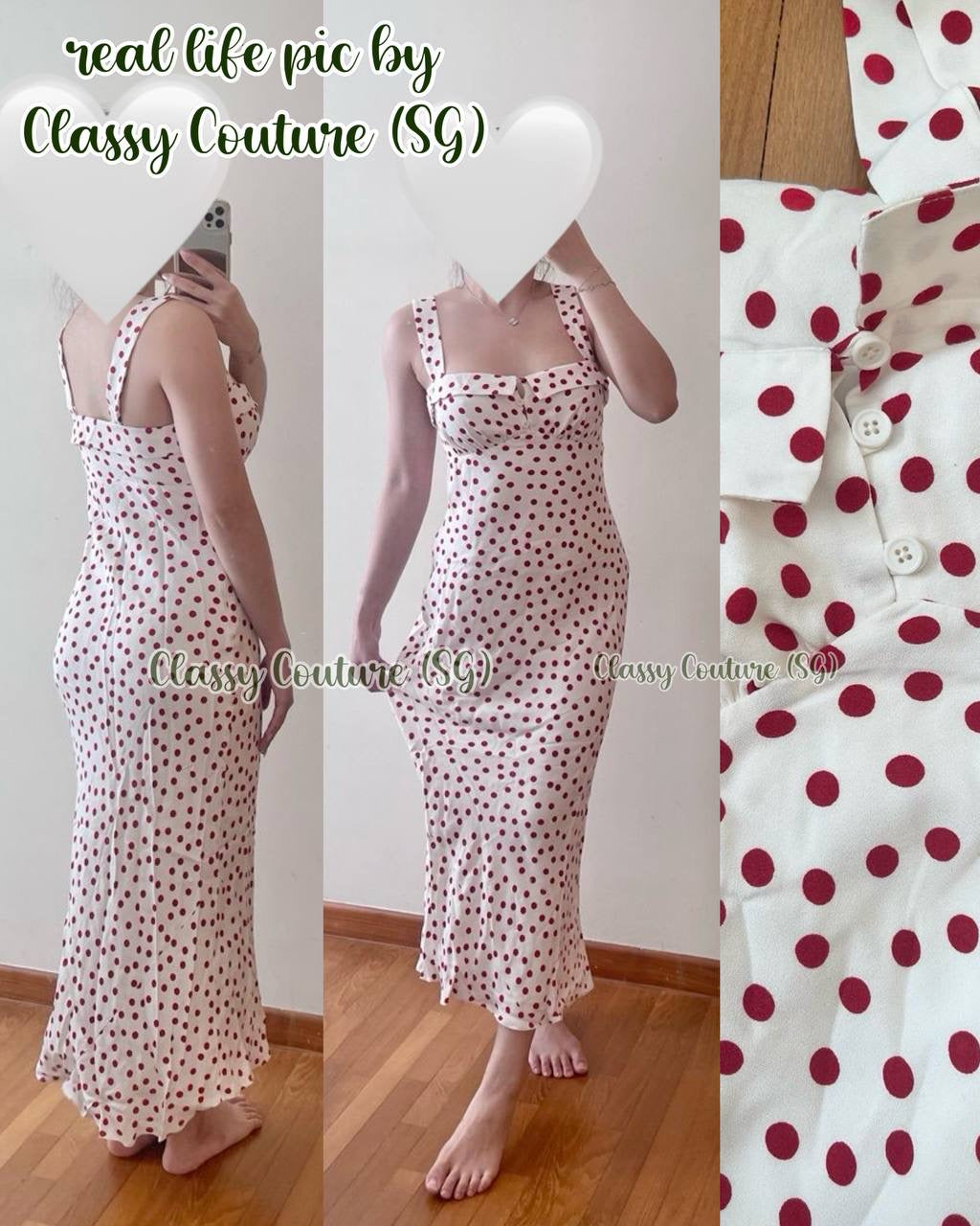 Ref Tancy Button Front Viscose Midi Dress