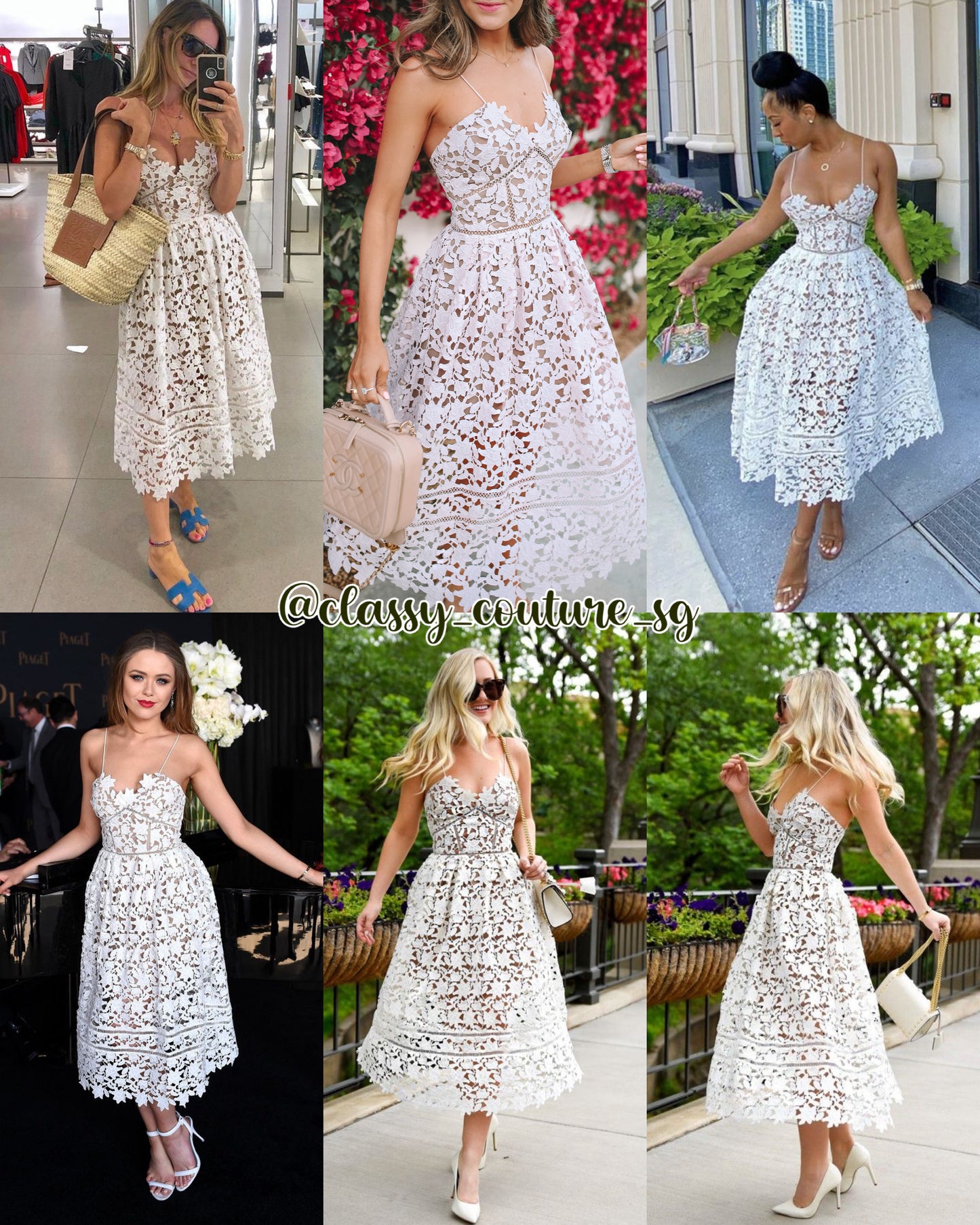 10 COLOURS! SP Azaelea Lace Midi Dress