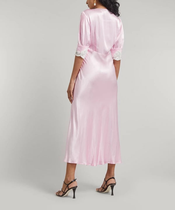 Rx Simone Silky Viscose Midi Dress