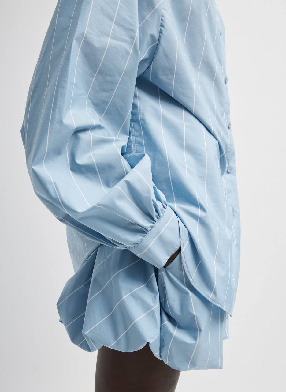 TB Striped Tech Raglan Tucked Poplin Shirt | Bubble Shorts | Set