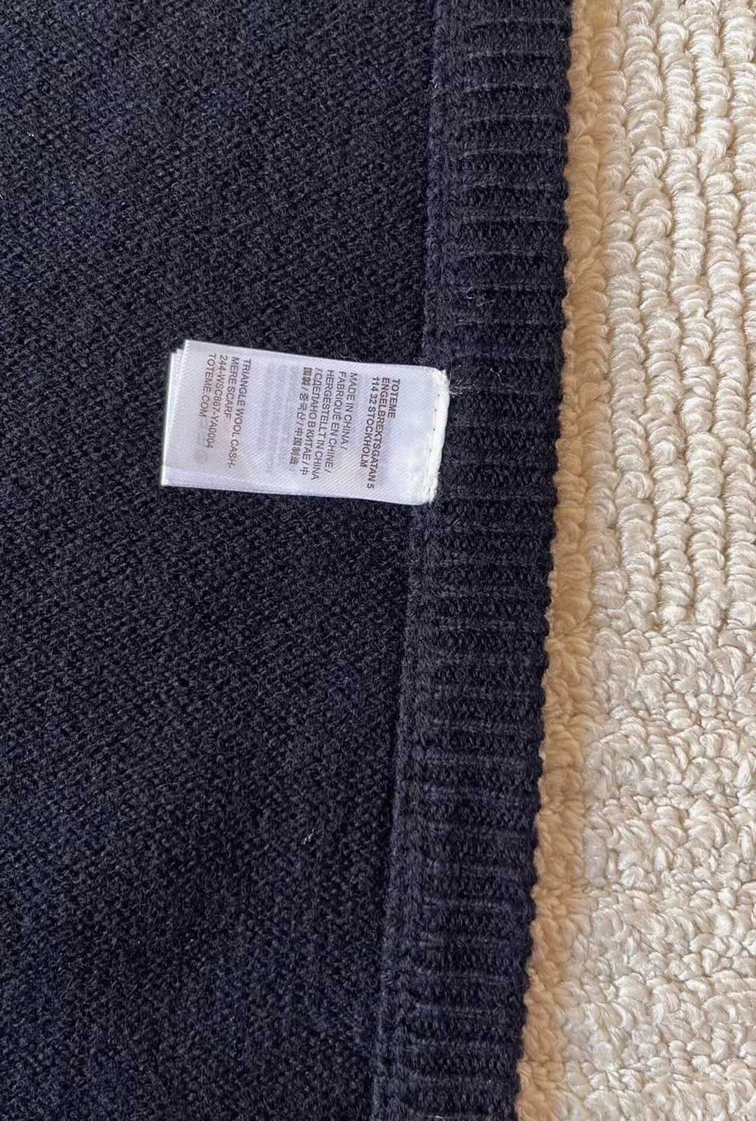 TOT Triangle Wool-Cashmere Scarf