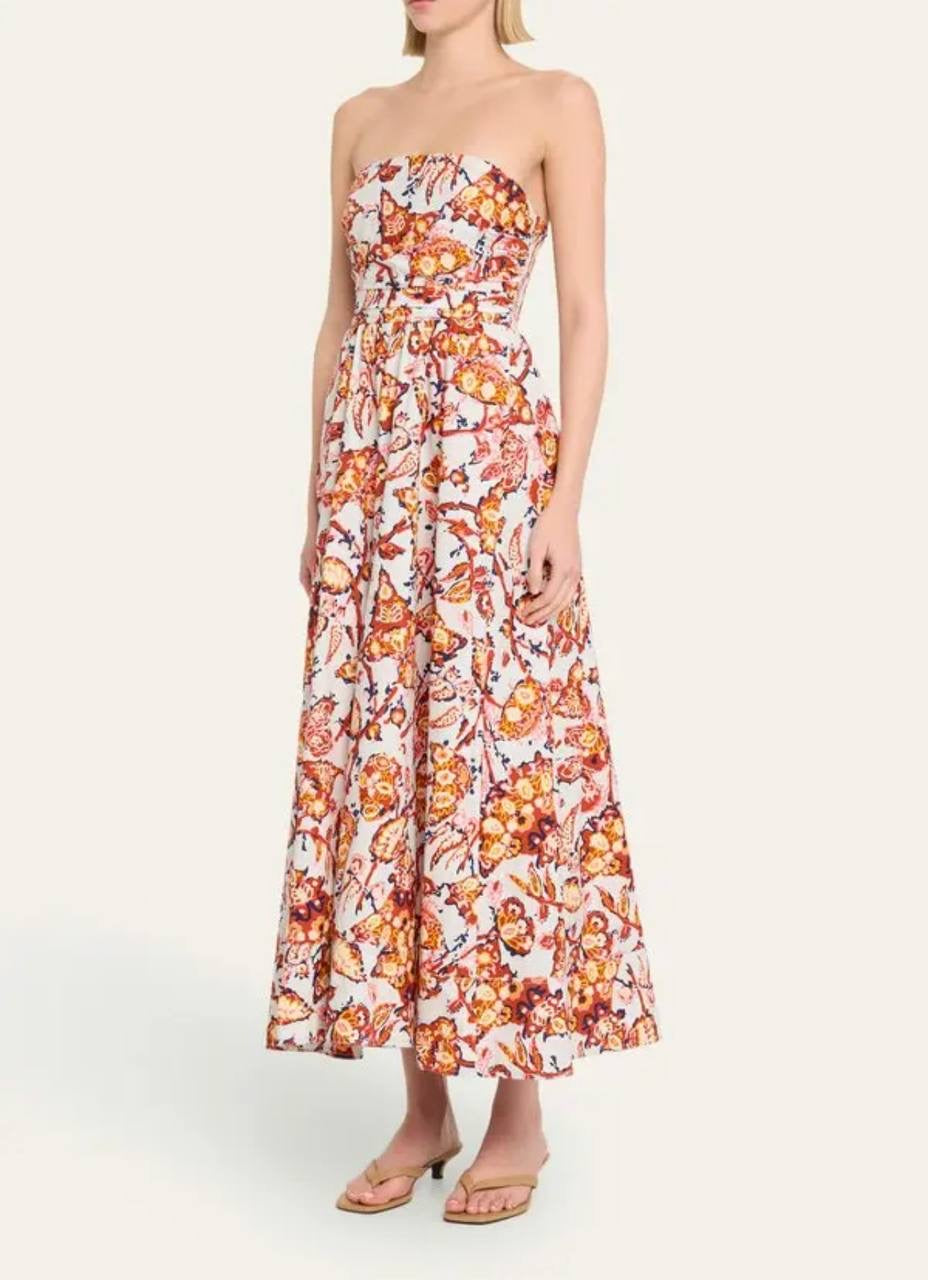 ALC Tate Strapless A-Line Maxi Dress