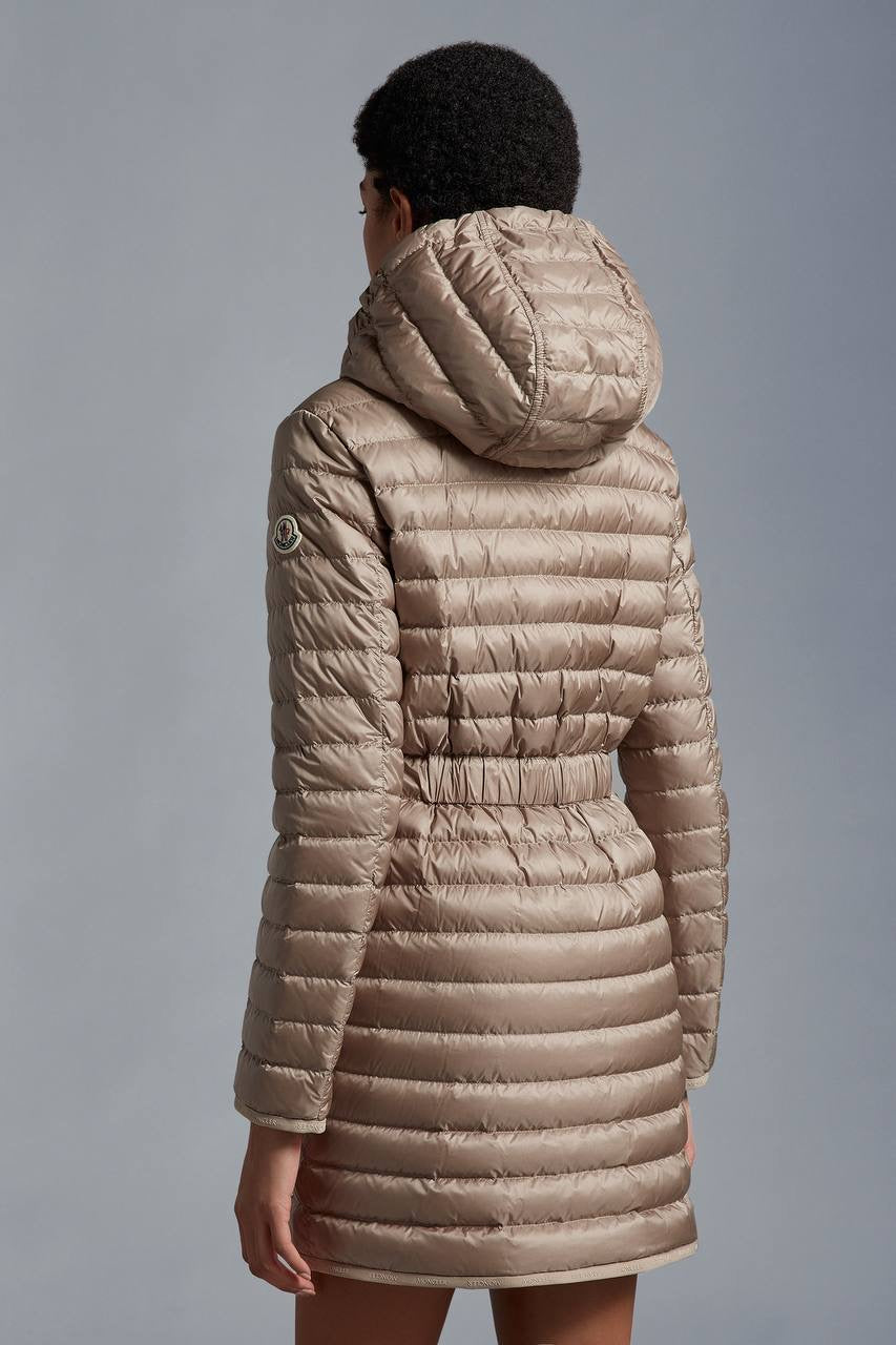 MC Oredonne Long Down Belted Parka Jacket (removable hood)