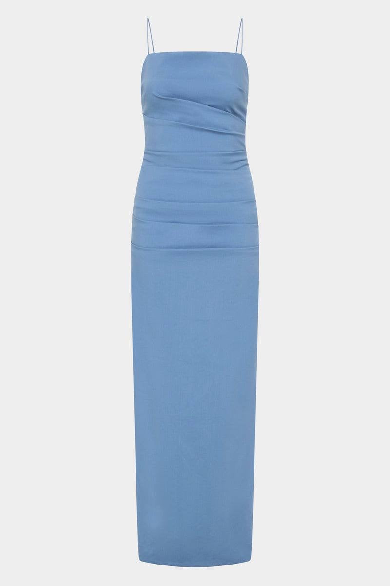 STL Jones Cotton-Blend Gathered Maxi Dress