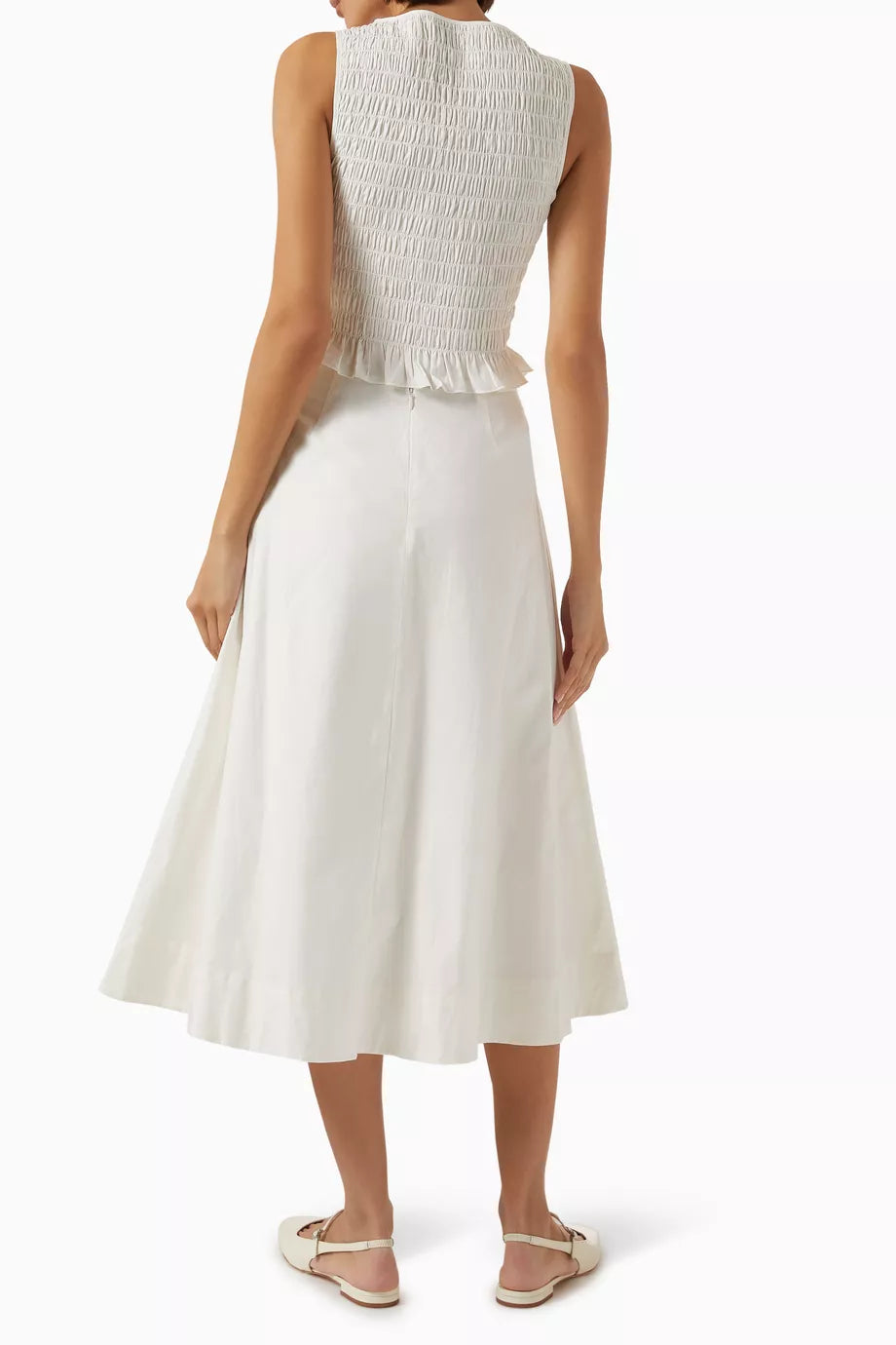 Ref Laguna Top | Midi Skirt | Stretch-Cotton Two Piece Set