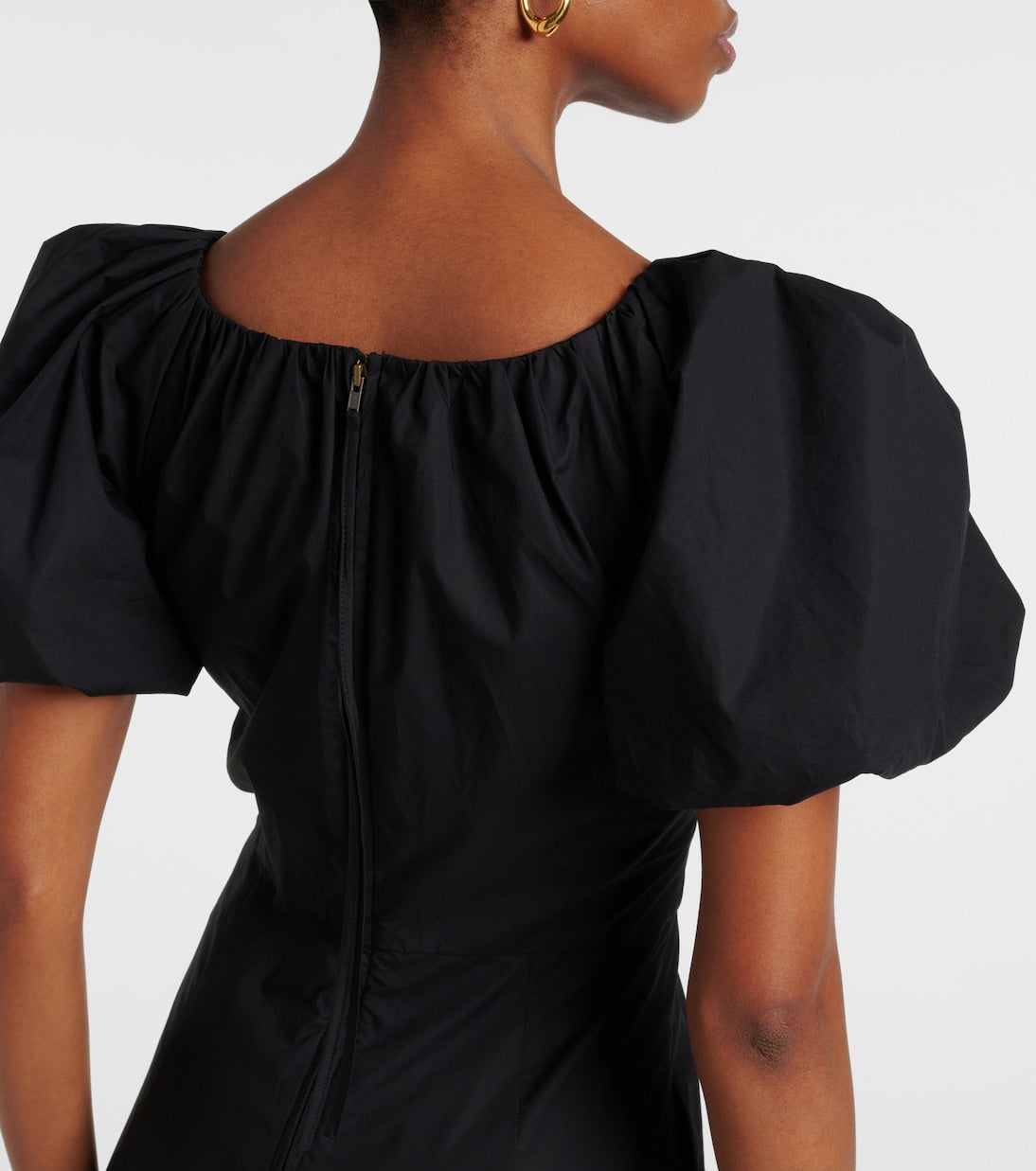 UJ Imara Puff Sleeve Cotton Midi Dress