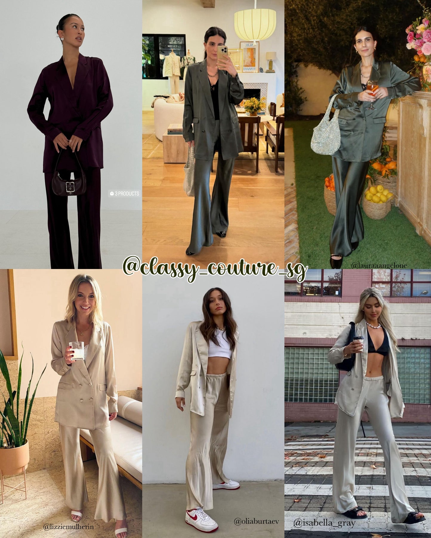 SL Relaxed Blazer Thick 19 Momme Silk in Black | Cedar | Umber