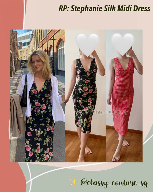 RP Stephanie Silk Midi Dress