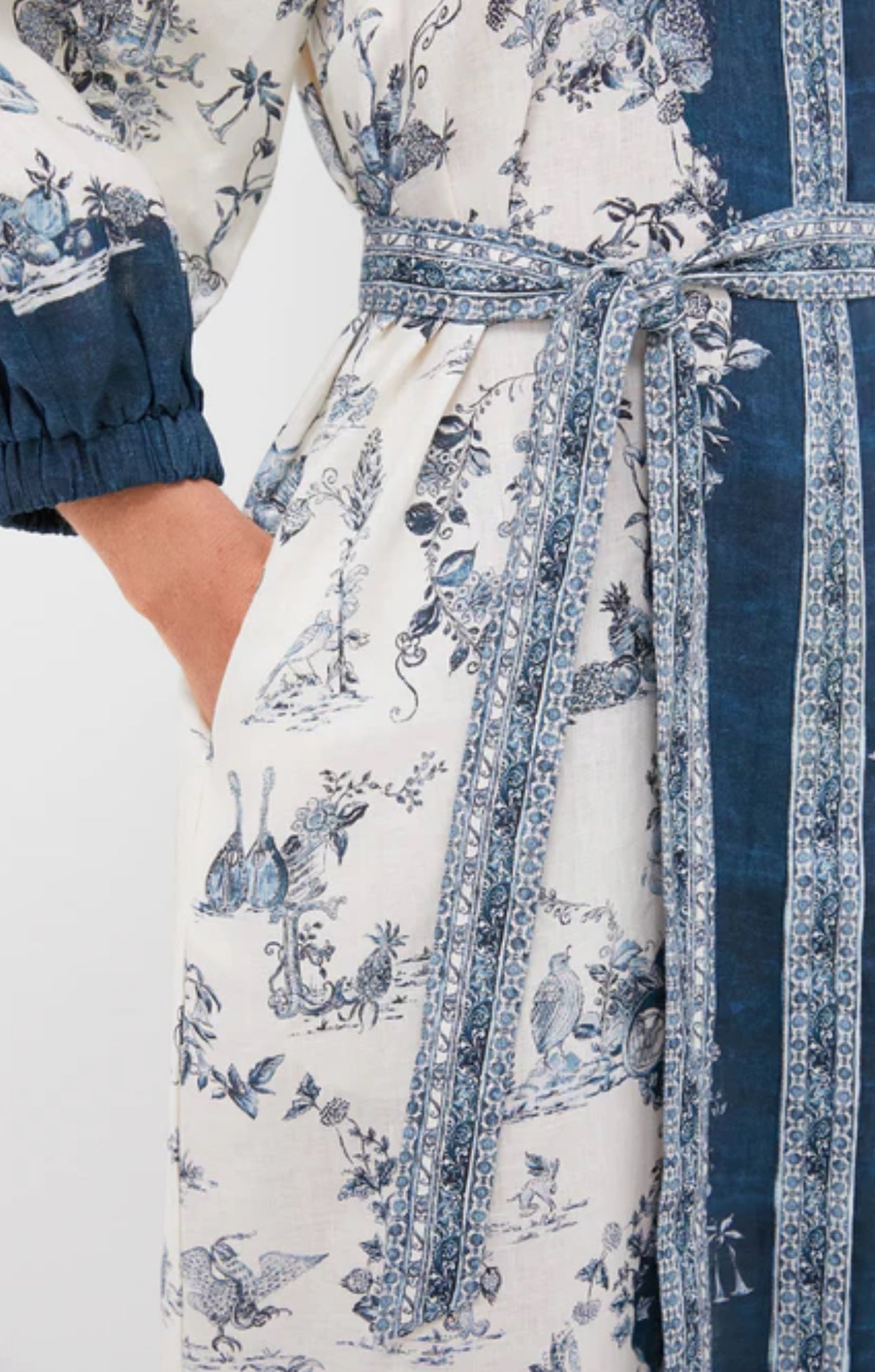 ALM Casa Linen Shirtdress Midi Dress