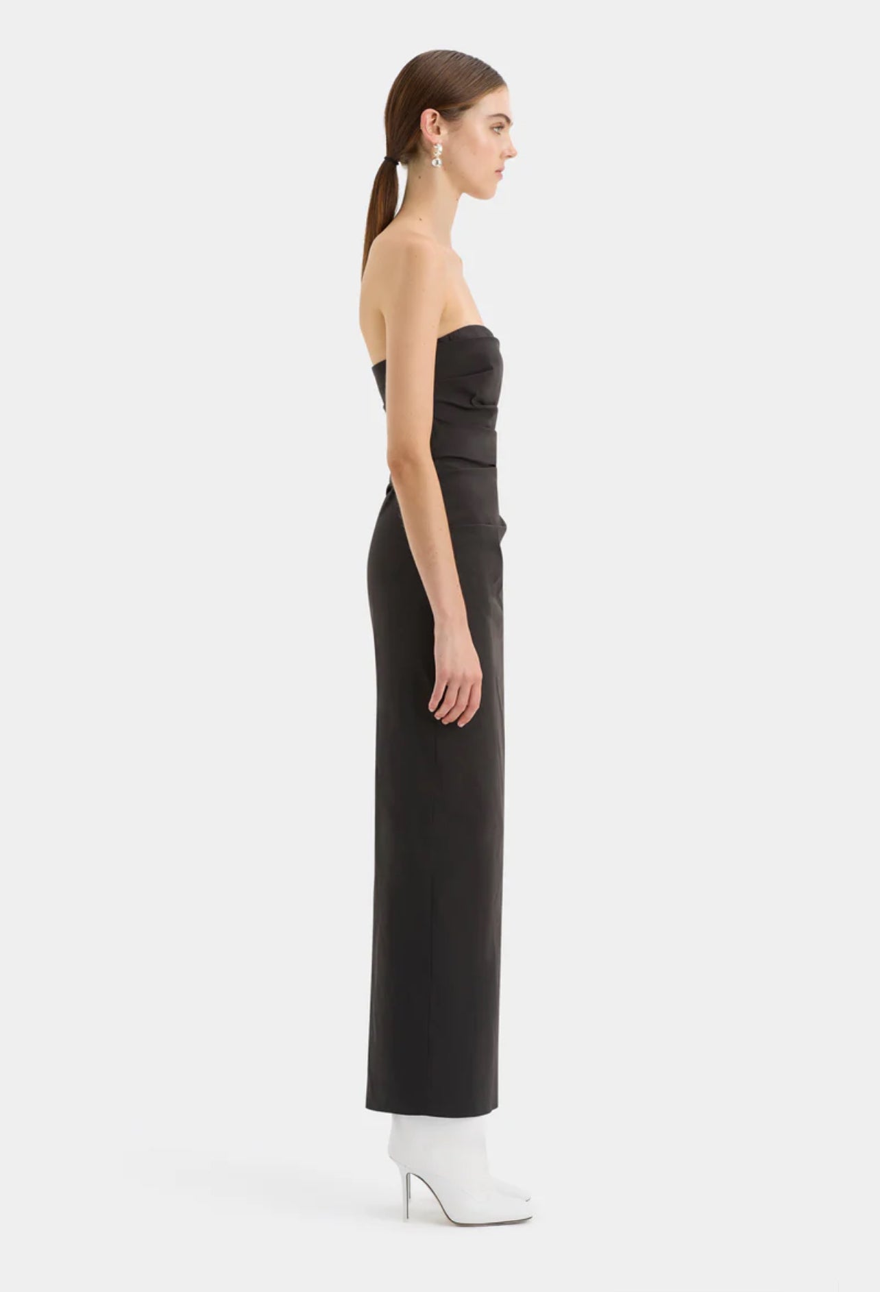 STL Alba Strapless Stretch-Cotton Gown Maxi Dress