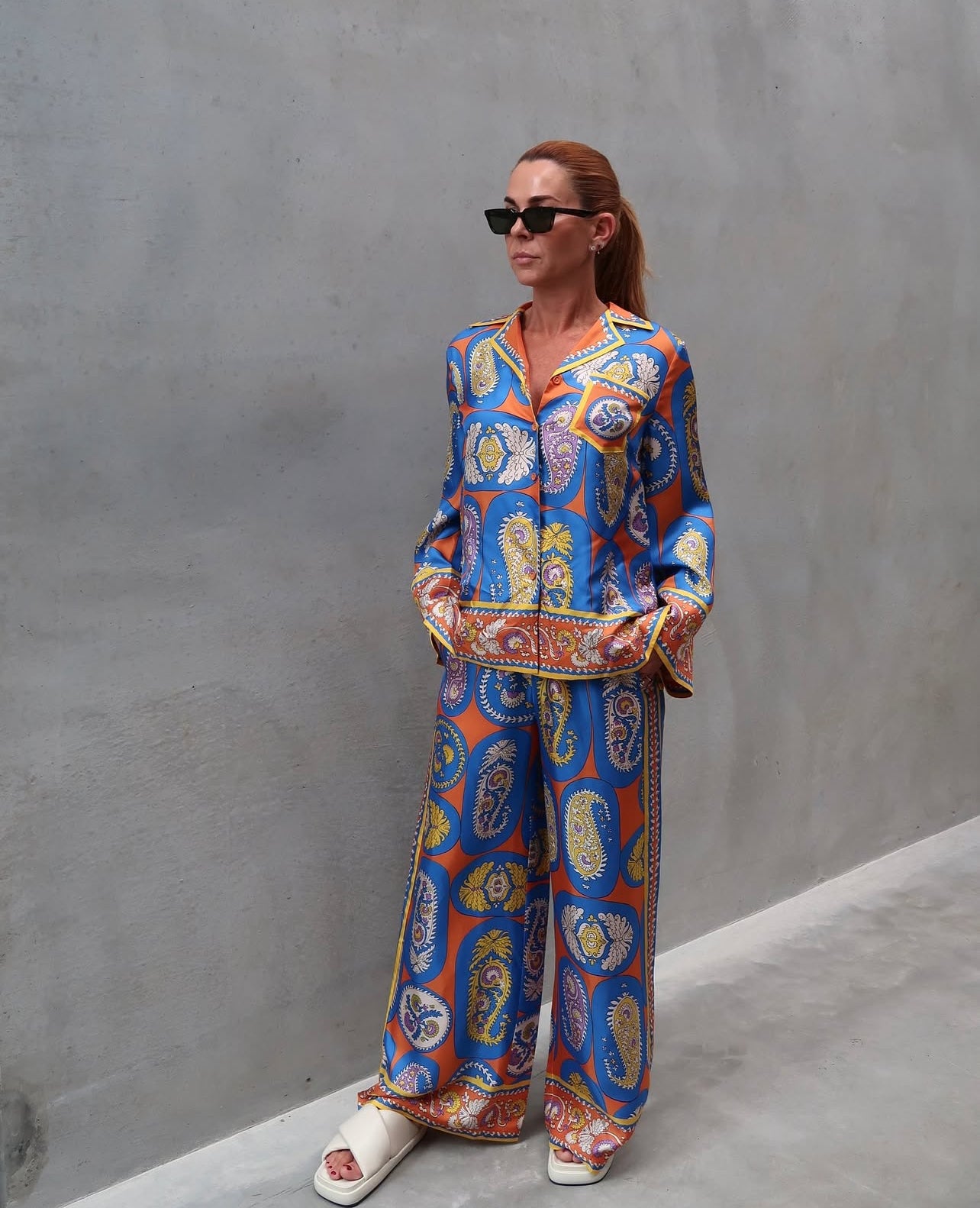 ALM Luis Silk Shirt | Pants | Set