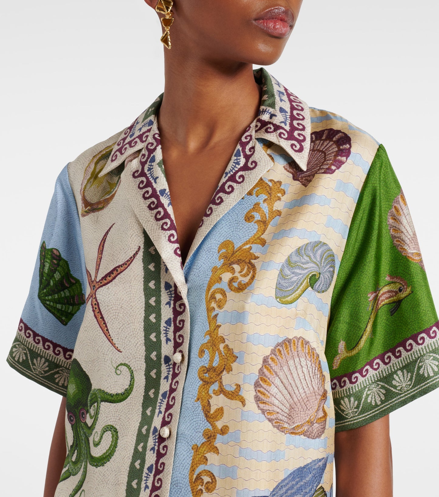 ALM Bath House Silk Shirt | Pants | Set