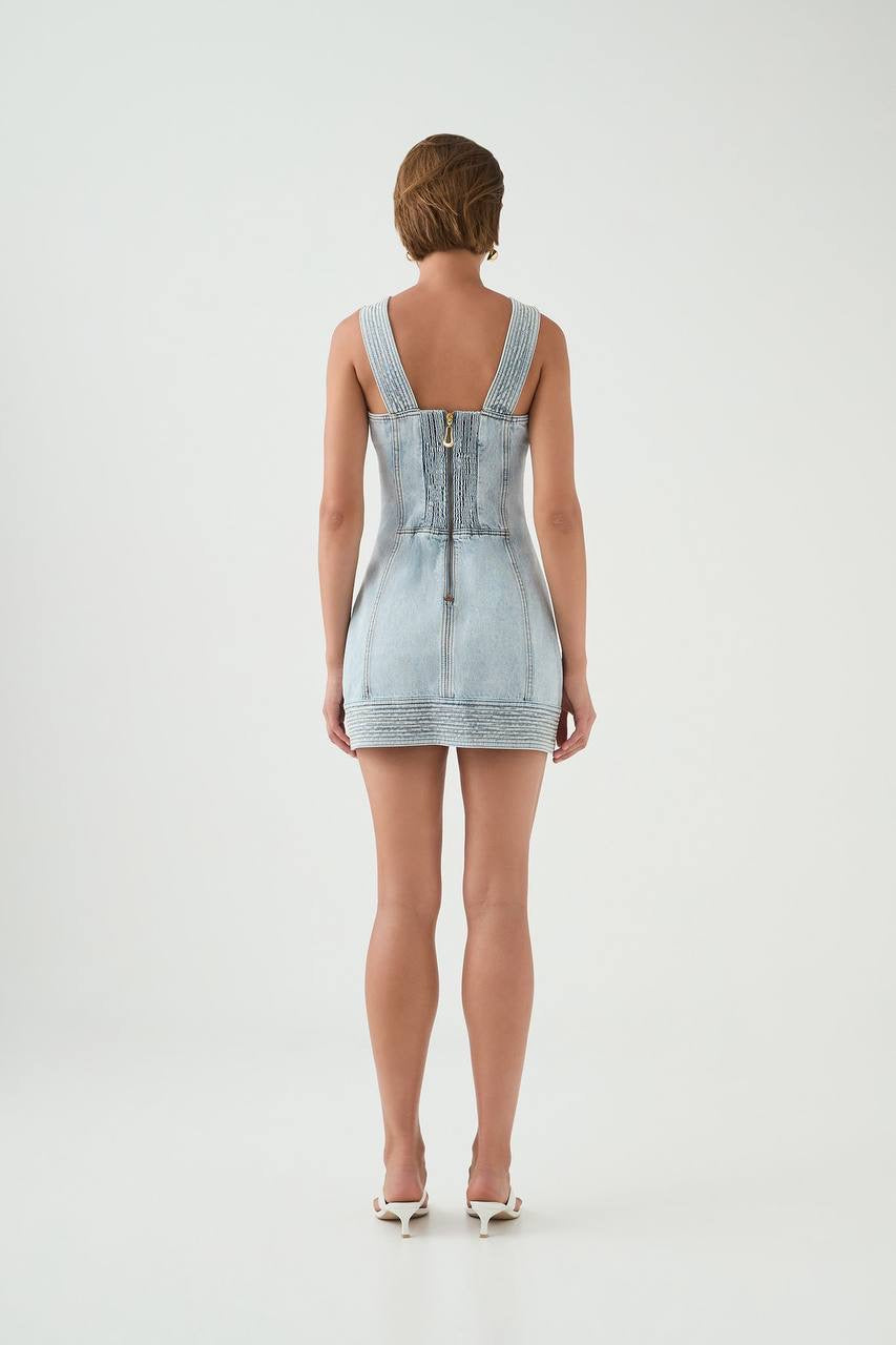 AJ Ayden Denim Mini Dress | Coast Denim Mini Dress