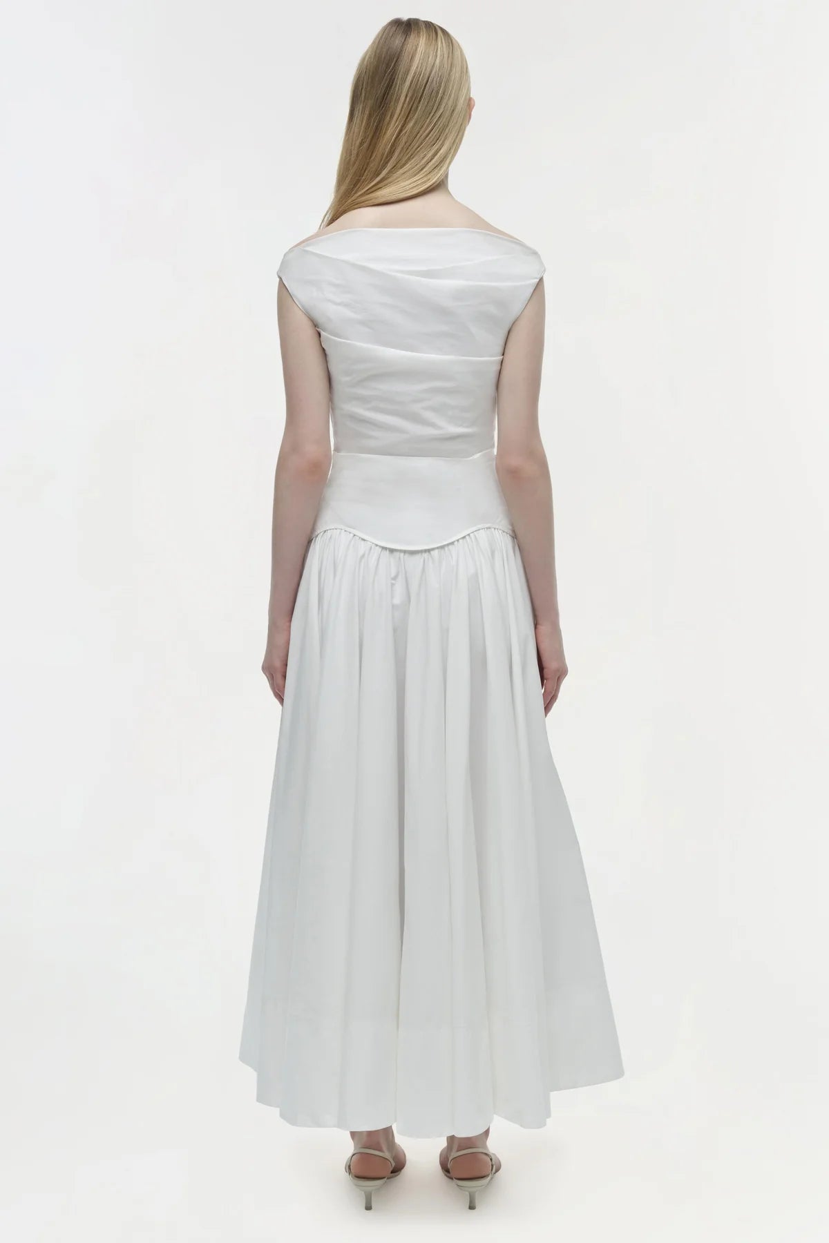 Restock! JS Cersei Off Shoulder Cotton-Blend Midi Maxi Dress