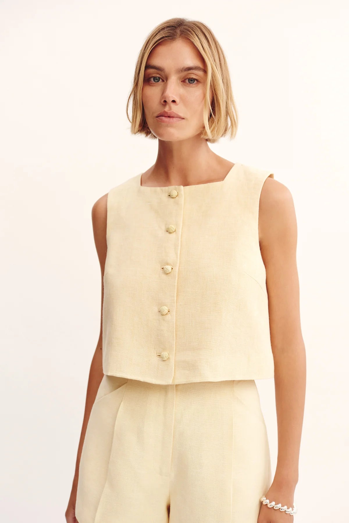 PSE Rio Linen Crop Top