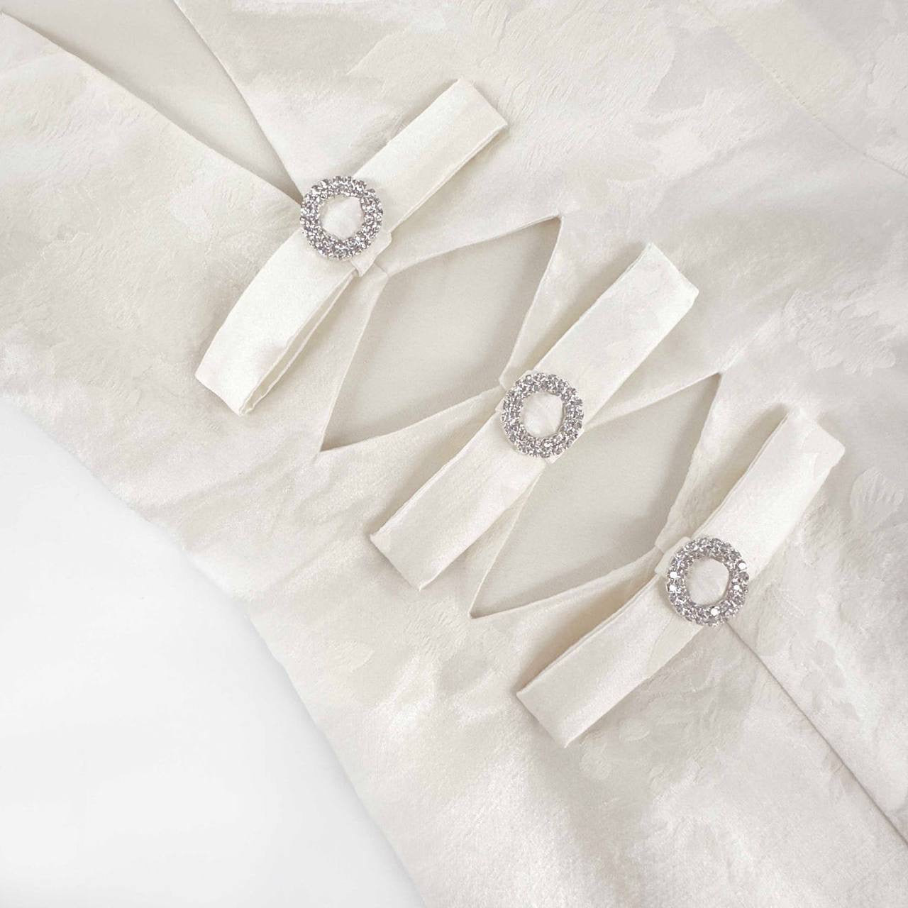 SP Cream Jacquard Mini Dress