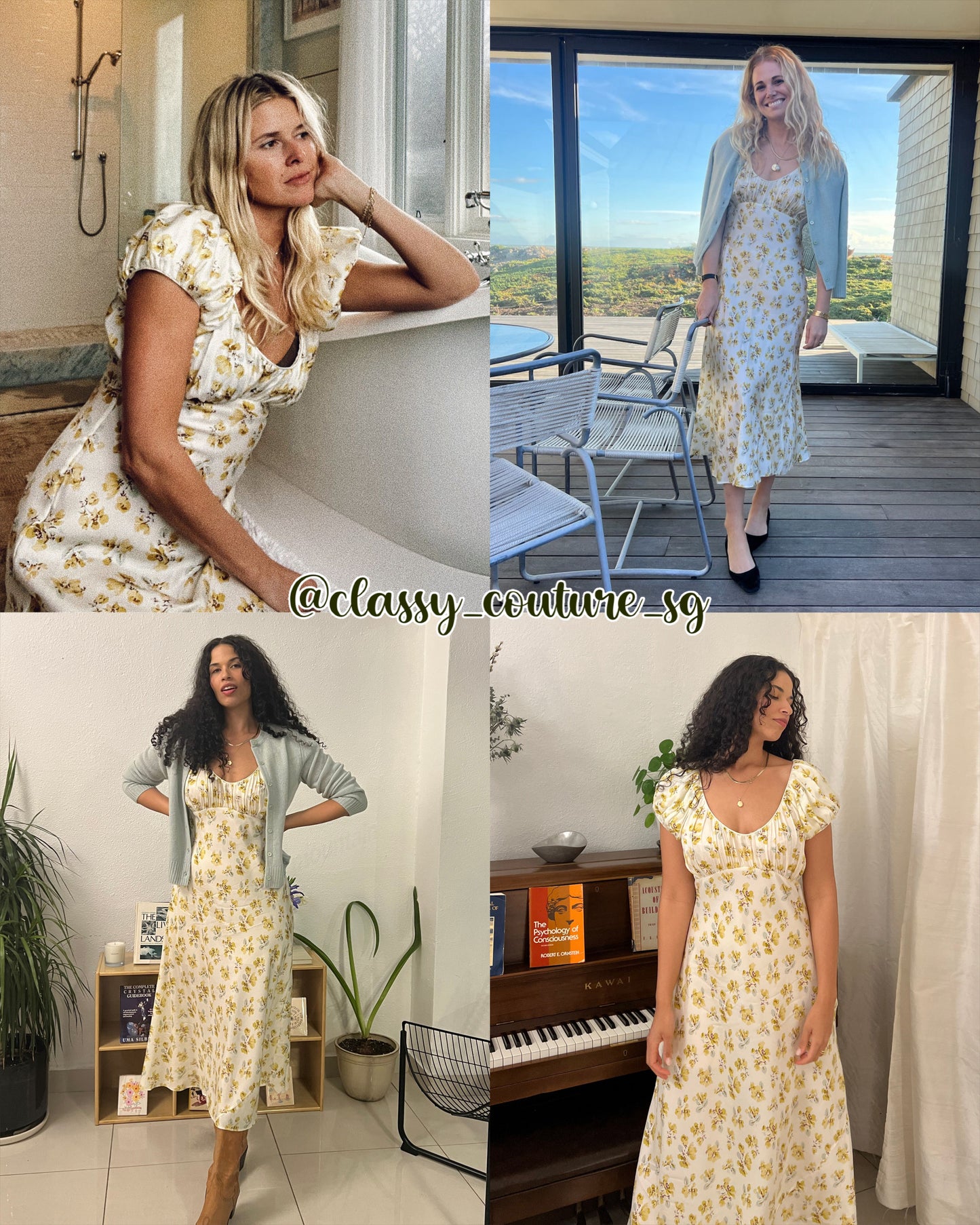 DN Florencia Silk-Viscose Midi Dress