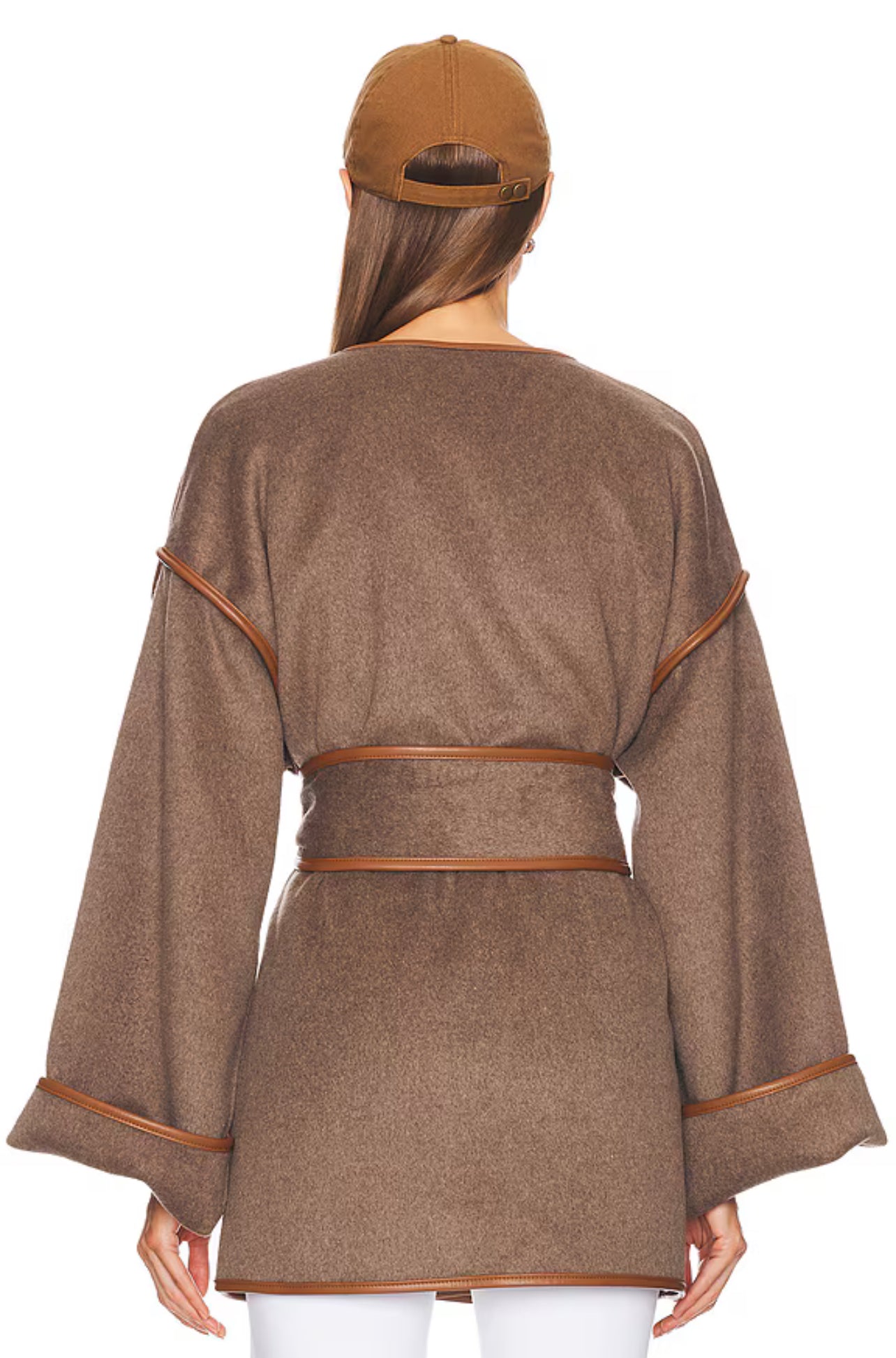 HS Wool-Blend Blanket Short Coat