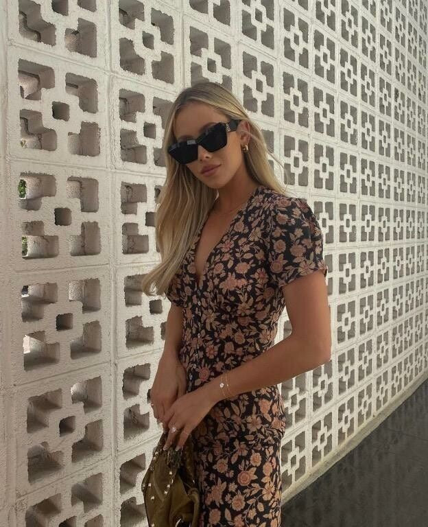 RP Monica Silk Midi Dress
