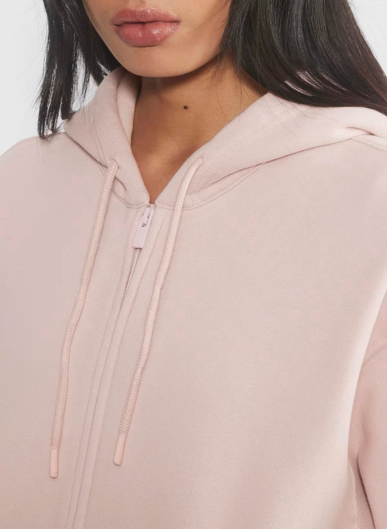 8 Colors! ARZ Cozy Sweatfleece Perfect Zip Cotton-blend Hoodie Jacket