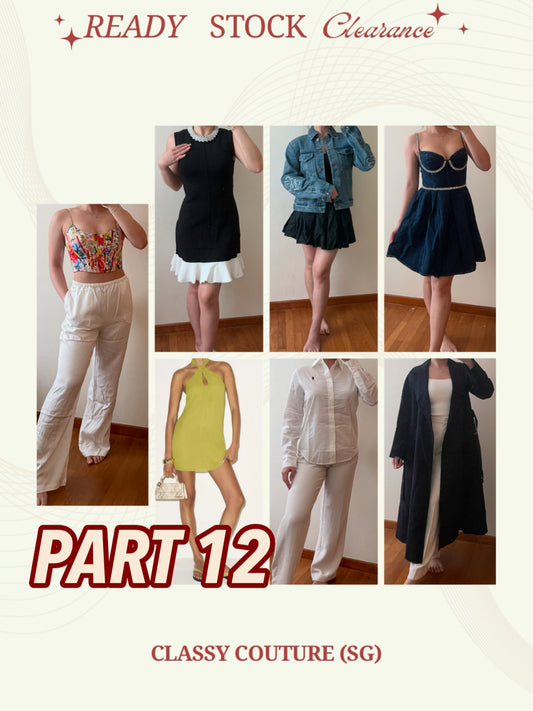 PART 12/12: Ready Stock Clearance!