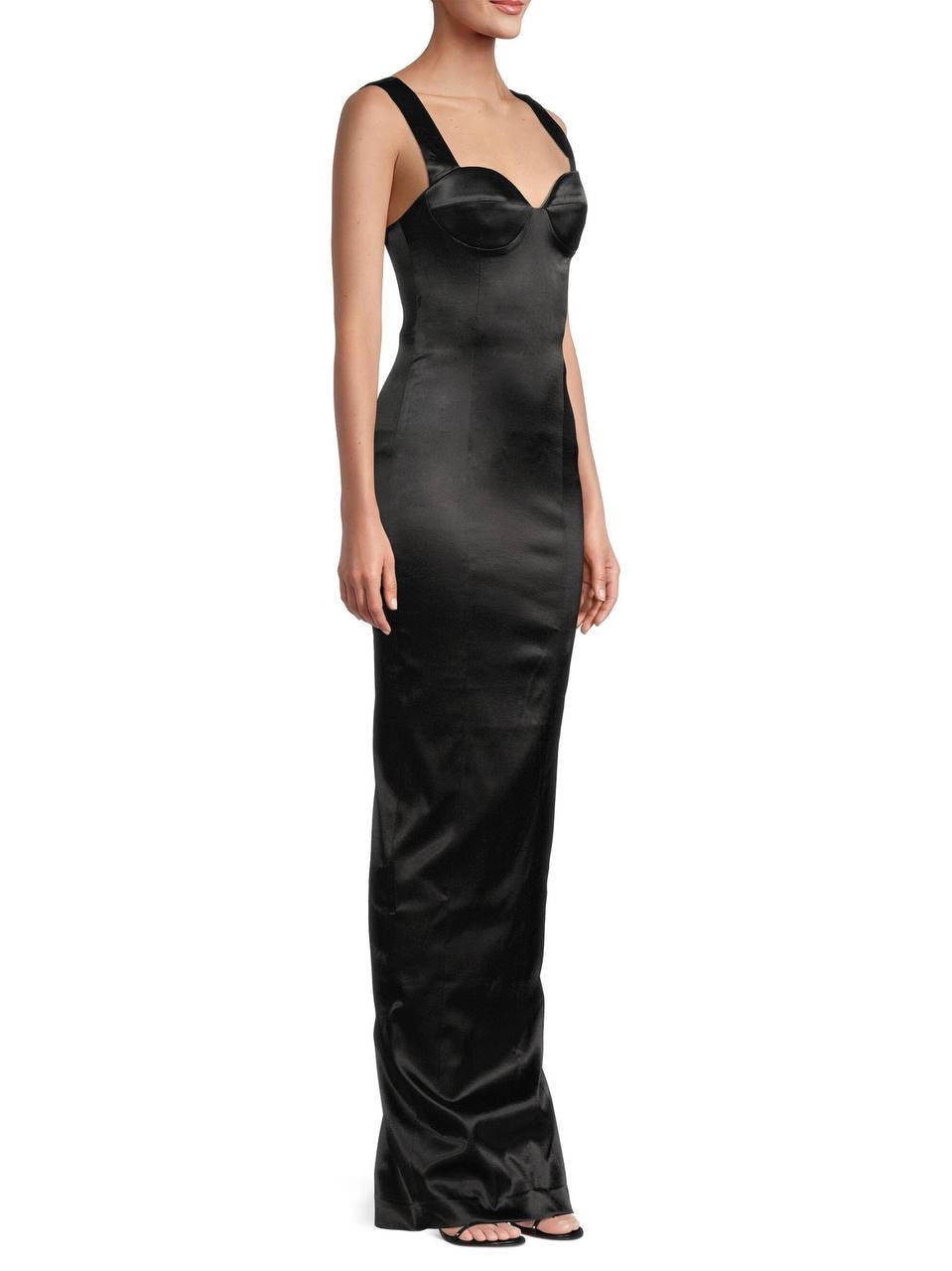 Sau Palmela Viscose-Blend Sateen Maxi Dress