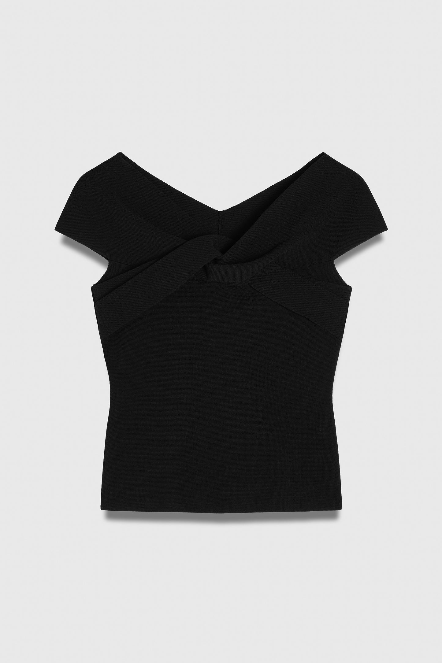 3 Colors! TF Lucila Sculpt Knit Viscose Short Sleeved Top