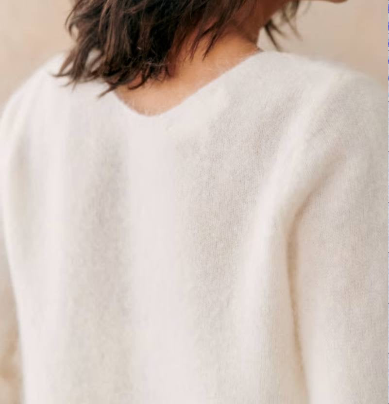 SZ Henria Mohair-Wool blend V-Neck Cardigan
