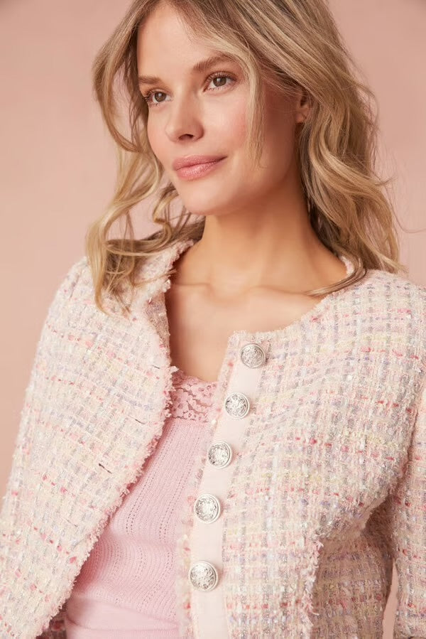 LSF Falima Tweed Cropped Jacket