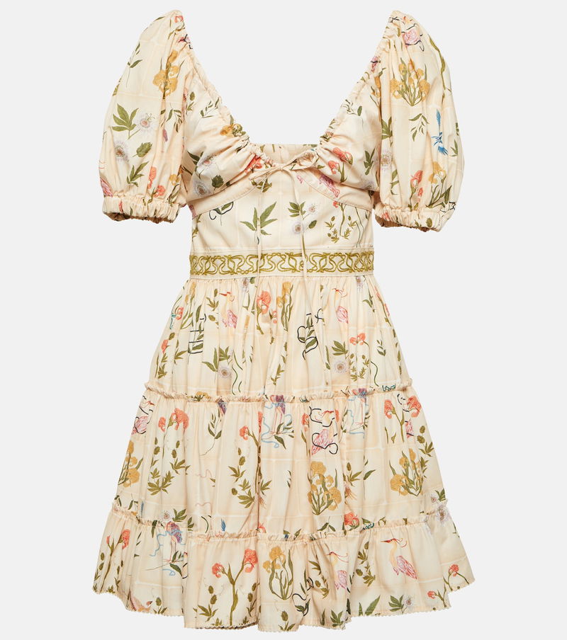 AB Manzanilla Paraiso Cotton Mini Dress