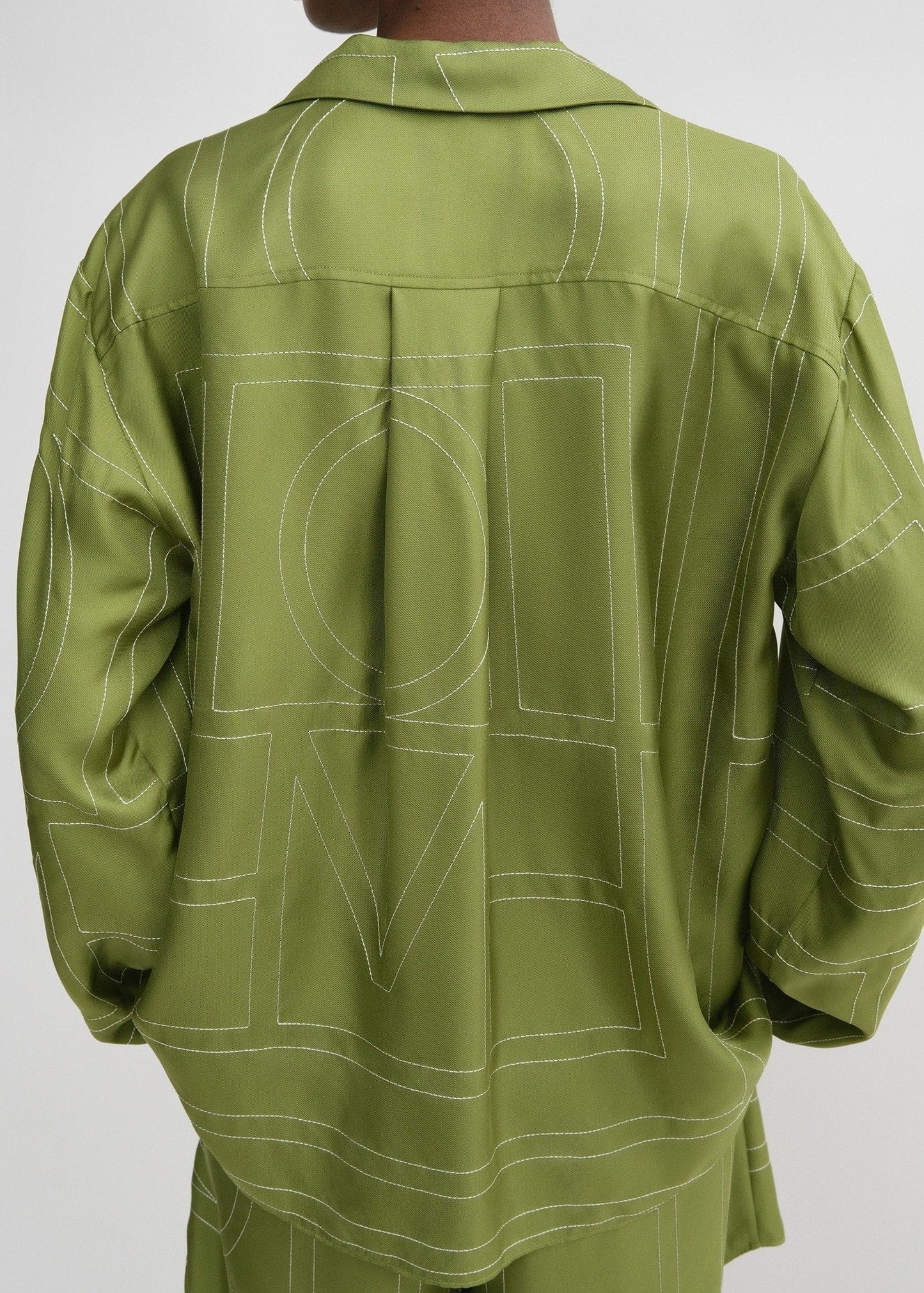 Tot Monogram Silk PJ Shirt Top | Shorts | Pants | Set