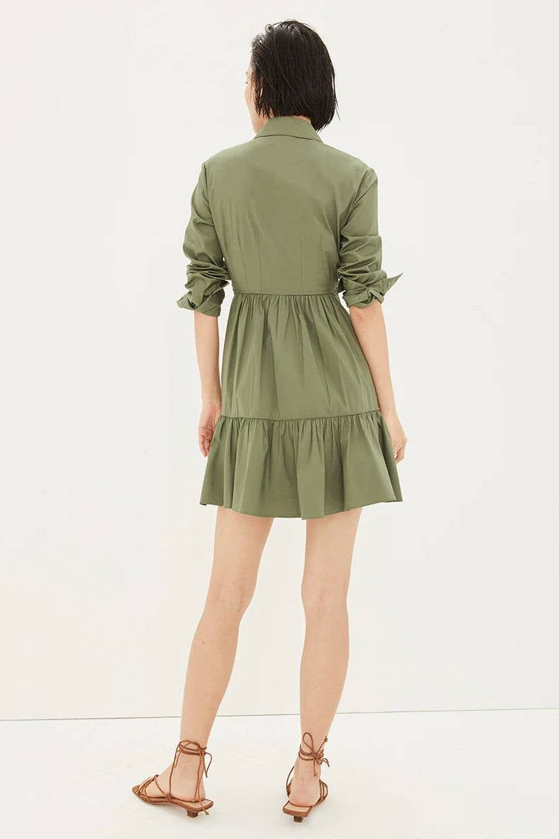 VB Delbie Stretch-Cotton Mini Dress