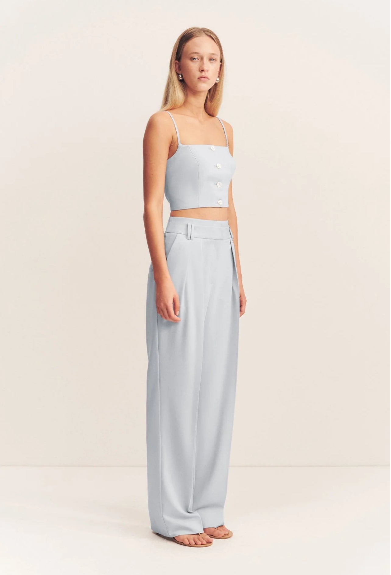 SJ Simmons Cropped Cami | Shirt | Pants | Set